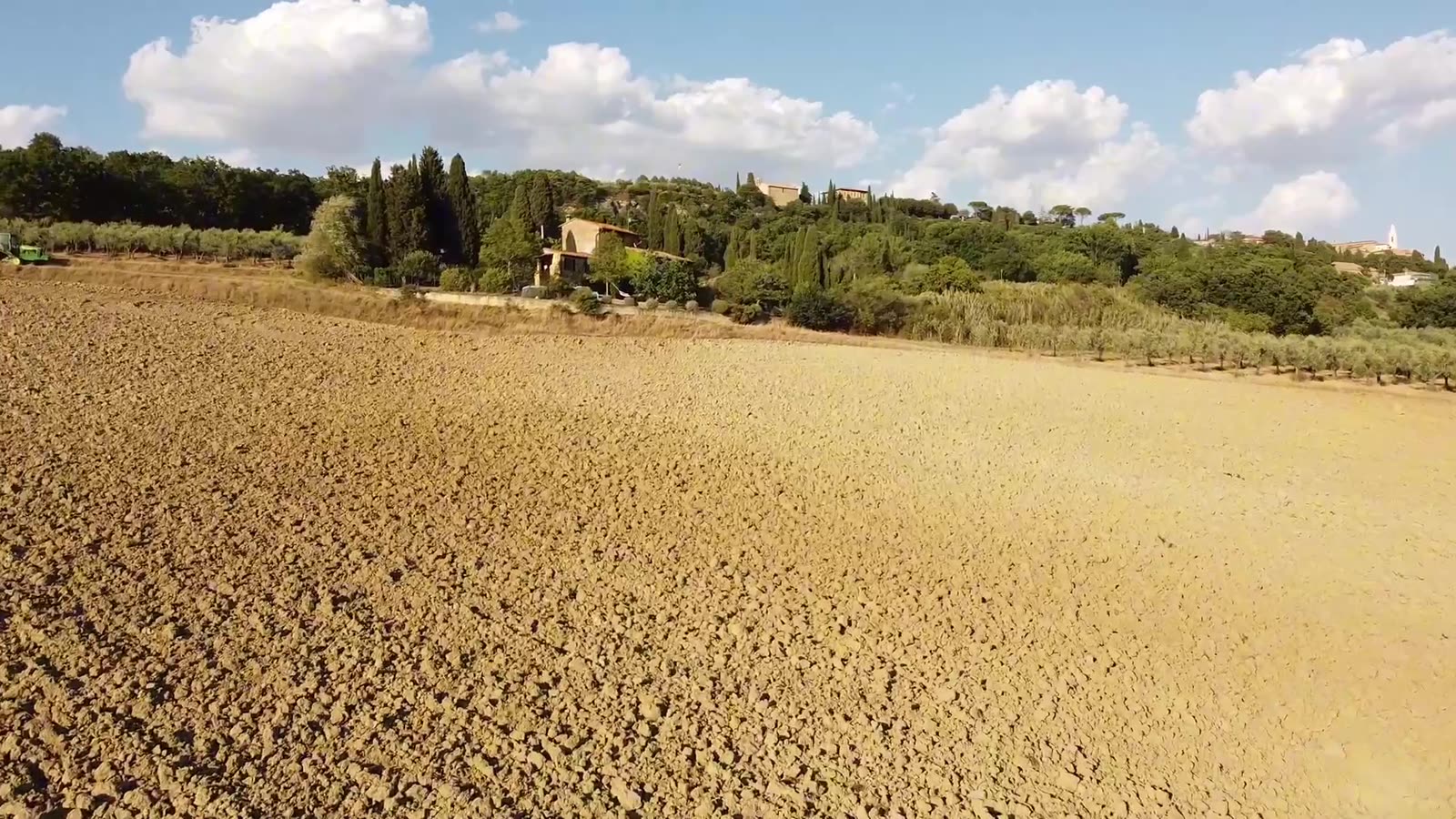 Two minutes over the Val d'Orcia.